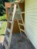 Chippy Painted Wooden Step Ladder - 6