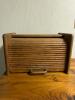 Wooden Roll-Top Bread Box