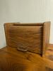 Wooden Roll-Top Bread Box - 2
