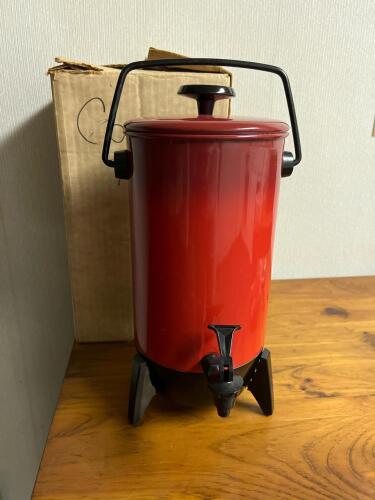 Mirro-Matic Electric Percolator 22 Cup Red