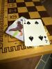 Chess Set with Ornate Pieces and Playing Cards - 7