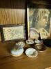 Assorted Glass Vases, Pitchers, Trinket Dishes, Art Plaque - 2