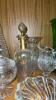 Assorted Glass Vases, Pitchers, Trinket Dishes, Art Plaque - 7