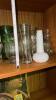 Assorted Glass Vases, Pitchers, Trinket Dishes, Art Plaque - 11