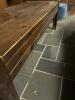 Industrial Style Wood and Metal Coffee Table - 4