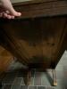 Industrial Style Wood and Metal Coffee Table - 5