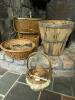 Assorted Woven and Wooden Baskets