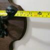 Wall Mirror Coat Rack with Two Hooks - 5
