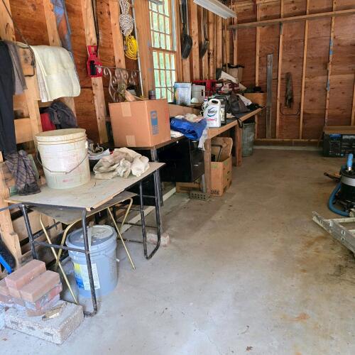 Garage Picker's Lot: Workbenches, Tables, Boxes