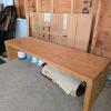 Five-Foot Long Wooden Bench