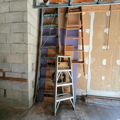 Three Mixed Household Ladders