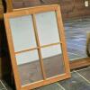 Three Framed Mirrors: Wood and Wicker Styles - 2
