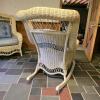 Pair of American Sampler Wicker Rocking Chairs - 2