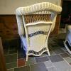 Pair of American Sampler Wicker Rocking Chairs - 3