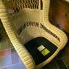 Pair of American Sampler Wicker Rocking Chairs - 4