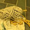 Cloth Bag with Clothespins and Clothesline - 2