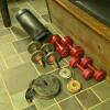 Assorted Dumbbells and Extra Weight Plates