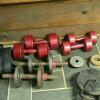 Assorted Dumbbells and Extra Weight Plates - 2