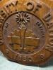 26" University of Dayton 1850 Carved Wooden Plaque - 2