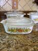 Corning Ware Spice of Life Casserole Dishes - 5