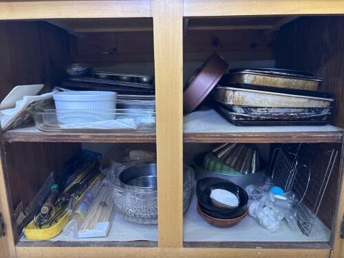 Assorted Bakeware and Kitchen Utensil Collection