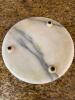 Marble Base Glass Dome Dish - 3