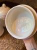 Three International China White Ceramic Canisters - 6