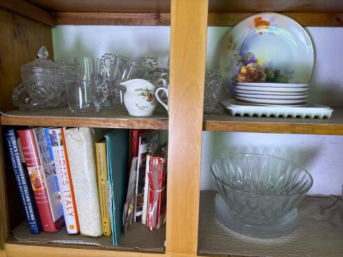 Assorted Kitchenware and Books