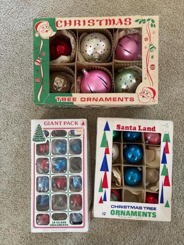Vintage Christmas Tree Ornaments