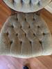 Tufted Velvet and Wood Side Chair - 3