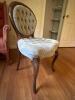 Tufted Velvet and Wood Side Chair - 4