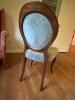 Tufted Velvet and Wood Side Chair - 5