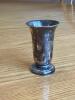 Silver Miniature Vase with Maker's Mark, Possibly Sterling