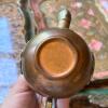 Decorative Metal Ewer with 2 Wooden Florentine Trays - 9