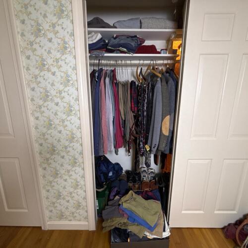 Closet Lot of Men's Clothes, Shoes, & Accessories