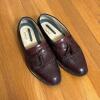 Three Pairs of Men's Dress Shoes, Leather Tassel and Wingtip, Size 8.5-9 - 2