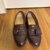 Three Pairs of Men's Dress Shoes, Leather Tassel and Wingtip, Size 8.5-9 - 9
