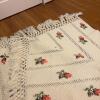 Crocheted Rose Pattern Afghan Blanket - 5