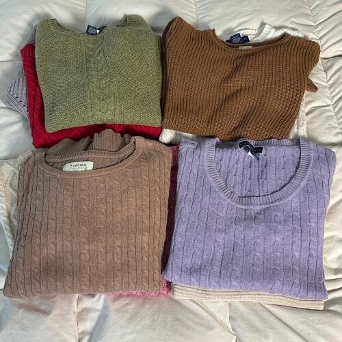 Assorted Women's Knitted Sweaters, Size S-M