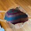 Large Multicolor Woven Bag with Handles - 4