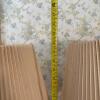 Pair of Floral Ceramic Lamps with Pleated Shades - 11