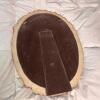 Oval Gold-Toned Floral Mirror with Carved Frame - 8