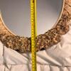 Oval Gold-Toned Floral Mirror with Carved Frame - 10