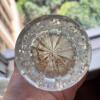 Cut Glass Vase with Floral Motif - 2