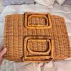 Wicker Picnic Basket with Handles - 2