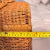 Wicker Picnic Basket with Handles - 10