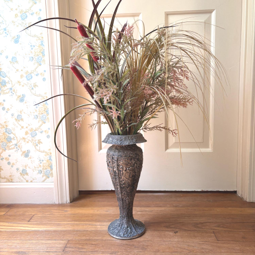Vintage International Silver Co. Repousse Vase