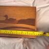 Wooden Inlay Jewelry Box with Duck Design - 7