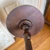 Wood and Metal Tray-Top Pedestal Table - 5