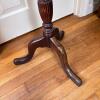 Wood and Metal Tray-Top Pedestal Table - 6